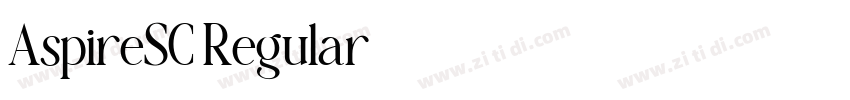 AspireSC Regular字体转换 AspireSC Regular字体转换